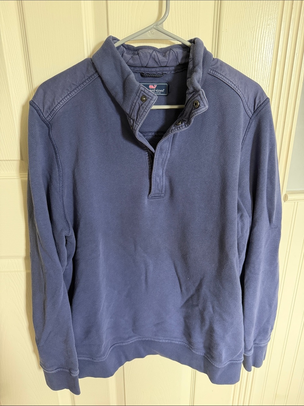 Vineyard Vines Indigo Blue Snap-Quarter Pullover